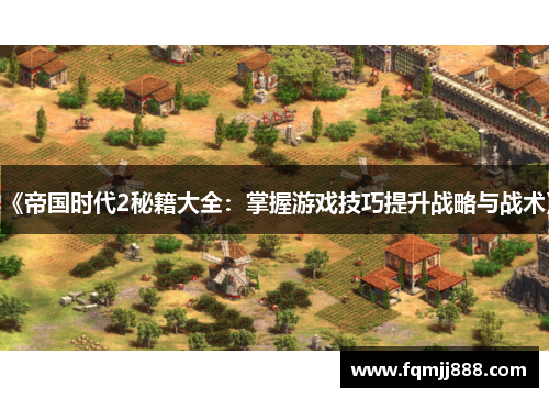 《帝国时代2秘籍大全：掌握游戏技巧提升战略与战术》